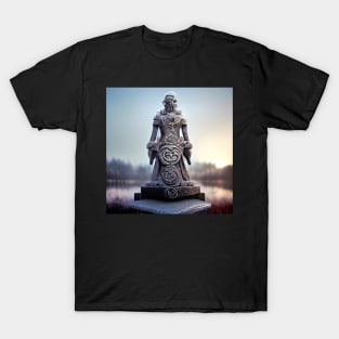 Celtic warrior statue 001 T-Shirt